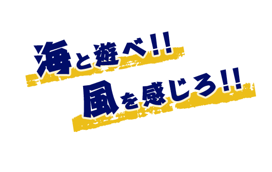 海と遊べ！！風を感じろ！！